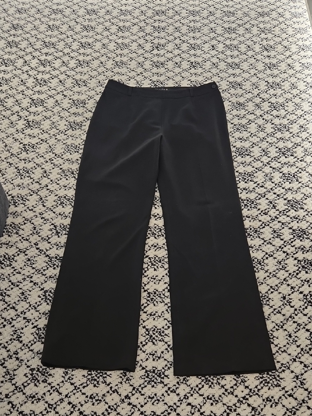 Thalian Black Wide-Leg Women's Trousers